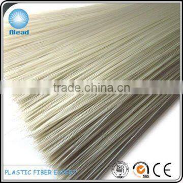 PET plastic fiber in good quality, high elastic and shiny color