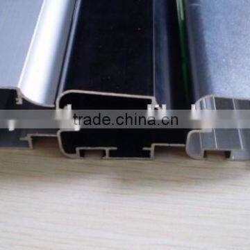 Aluminium extrusion profile Aluminum extrusion profile of advertisement with different surface finish