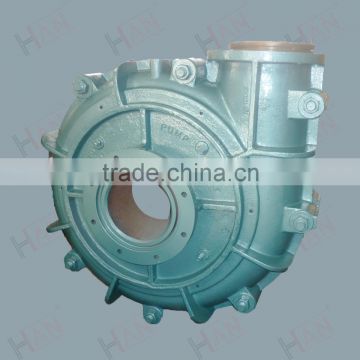 8/6 slurry pump metal or rubber liner