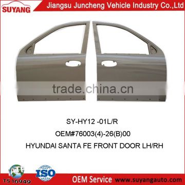 Steel Front Door For Hyundai Santa Fe Car Body Parts OEM#76003(4)-26(B)00