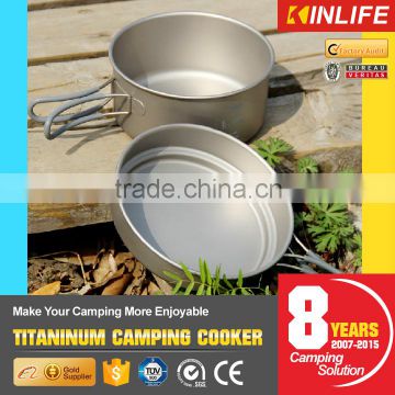 camping oil free double handle cookware set