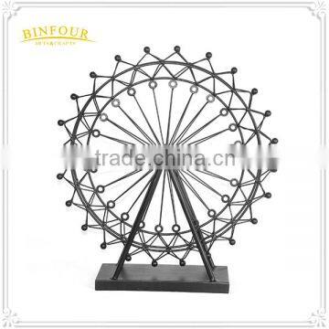 ferris wheel shape metal crafts for christmas decoration