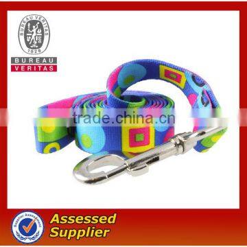 hot-selling dog leash with heat transfer printing