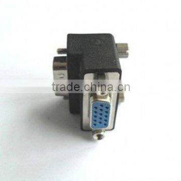 HDB15 Male HDB15Female adapter angled 90 degree adapter