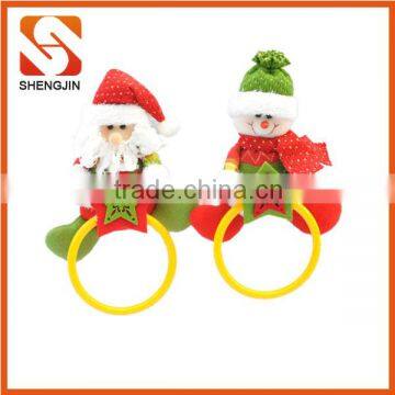 SJ-L6109 Wholesale Decorative Christmas Hanging Santa Doll Snowman toys gift