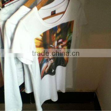 Garment T-shirt Textile Pigment Ink with low speed printer