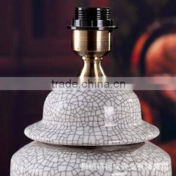 2016 Modern Style High Quality Blue Glazed Ceramic Hotel Lamps With Plug Made in China photo-2