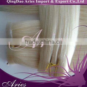 seamless AAA Grade 100% virgin human hair PU skin weft