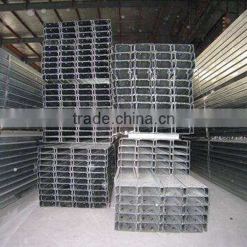 Hot rolled c channel steel dimensions