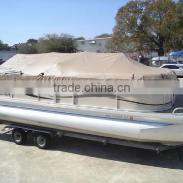 600D polyester oxford Pontoon Boat Cover trailerable pontoon cover