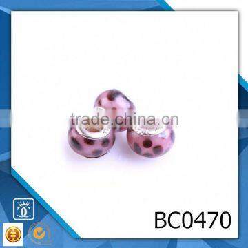 DIY murano glass beads charms for charm beads snake bracelet wholesale BC0470