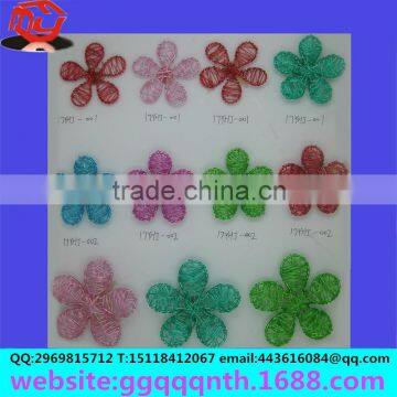 Christmas Ornaments Lamp Accessories Pentagram Five Petals Quincunx Wire Mesh Earrings Hanging Pendant
