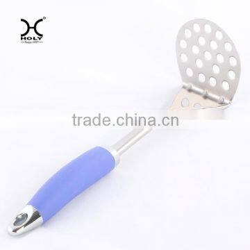 Top quality potato masher with blue handle