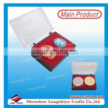 Wholesale kinds of badge box, tranparente acrylic box ,paper box ,velvet box