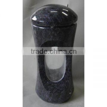 New design mass blue granite grave lights