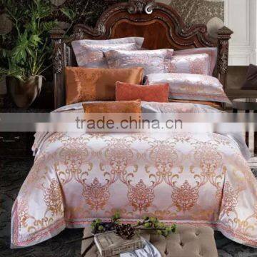 Luxury yarn dyed jacquard comforter set