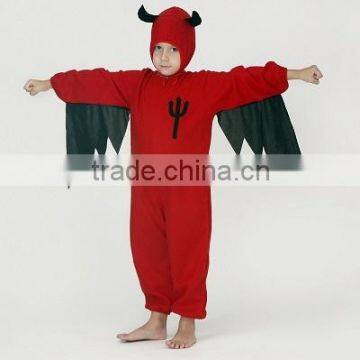 Hot sale Halloween Red devil cosplay pajamas kids devil costume