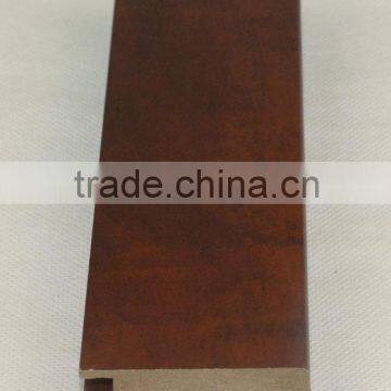 wood grain PVC wrapping MDF cabinet profile moulding