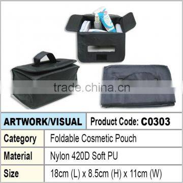 Foldable Cosmetic pouch