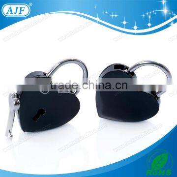 AJF TUV Passed the Most Popular Product of Black Color Love Heart Shape Lock,Liebesschloss,cadenas Quality Choice photo-2