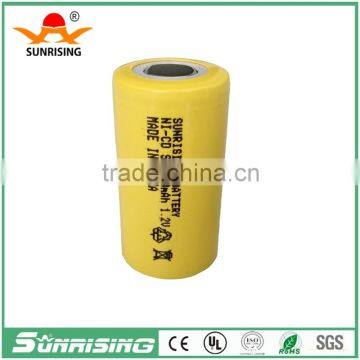 Good Quality 1.2v ni-cd sc 2000mah rechargeable battery