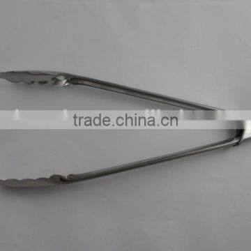Promotional High Quality Metal Stainless Steel Salad Food Ice Tongs photo-4
