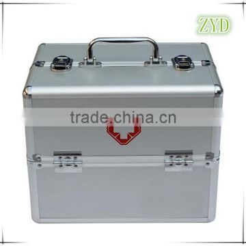 Aluminum First Aid Kits Metal Medical Case with Handle