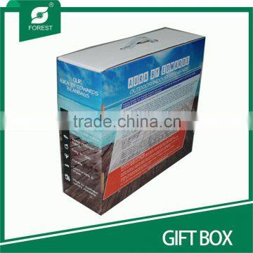 CUSTOM PRINTING PAPER GIFT BOX WITH PLASTIC HANDLE Quality Choice photo-1