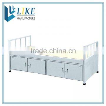 Steel single bed for military