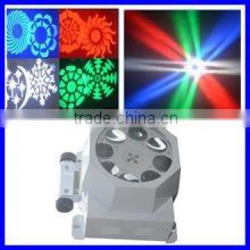 8 gobo led disco party light