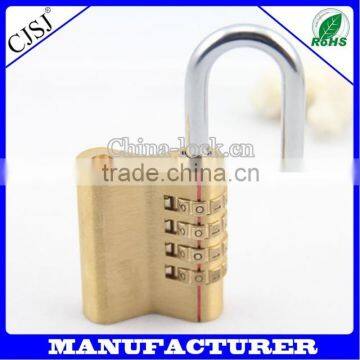 Best Selling China Supplier New Product Brass Change Combination Padlock for Suitcase CH-04H