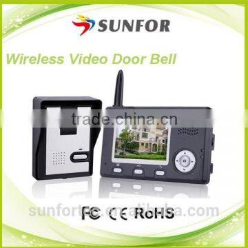 Wide angle lowest price long range wireless doorbell for apartments