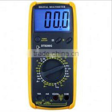 Standard pocket multimeter Popular large screen multimeter DT8200G digital multimeter