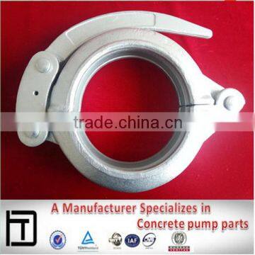 Concrete pump snap clamps,DN125 quick pipe clamp