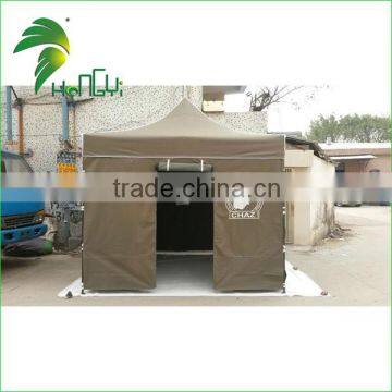 Heavy durable white polyester fabric Gazebo Canopy with double peak