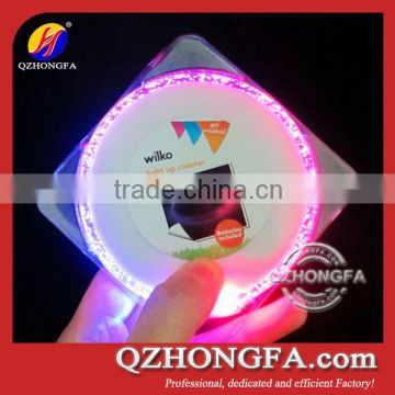 Hot Products Plastic LED Coaster for Cup