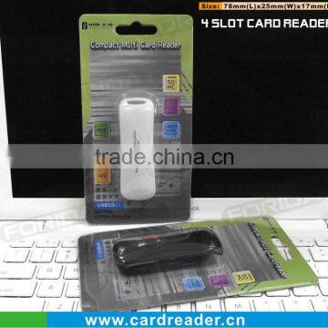 Forida hot selling usb 2.0 multi card reader