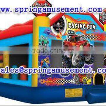 Hot selling PVC inflatable bouncer, slide jumper, Inflatable combo