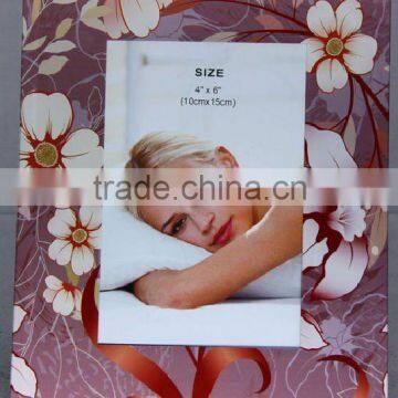 Glass photo frame