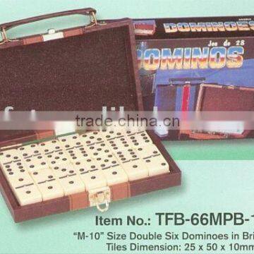 "M-10" Size Double Six Domino set TFB-66MPB-10