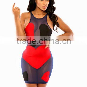 Sweat fashion bandage dress black gauze positioning red bit sexy bandage dress, night club dress porn, sexy dress club wear