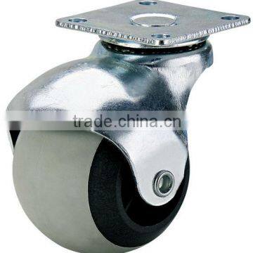 Rubber spherical wheel style caster