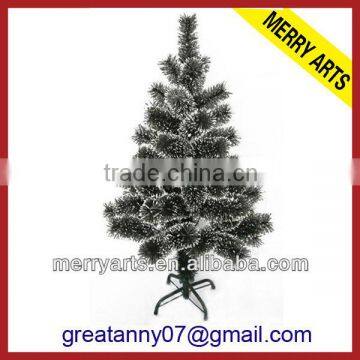 Alibaba china manufacturer new product 2ft(60cm) balck plastic pine needles artificial christmas tree