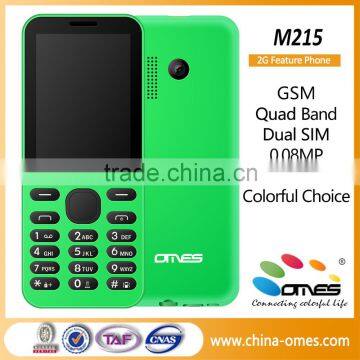 M215 2.4" cheap 2G gsm quad band Barato basic cellular