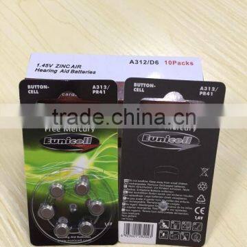 Free Mercury A312 PR41 Hearing Aid Battery 1.4v A10 A312 A13 A675 photo-5
