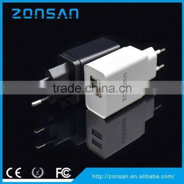 5V 3.1A dual port travel charger, usb wall charger oem