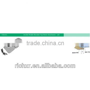 13212-L folder/ shoulder top stitch attachment - double needle machine attachment/sewing machine spare parts