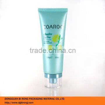 new design colored facial cleanser usage cosmetic packaging