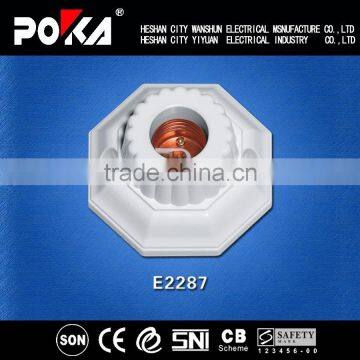 Bakelite E27 lamp holder 2-pin