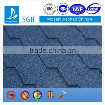 Cheap hexagonal asphalt shingle bitumen for roofing shingle